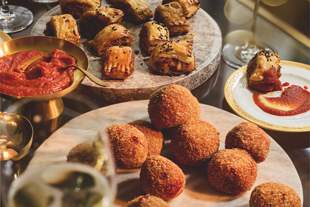 Atul Kochhar’s Chicken Tikka Pies & Beetroot Bonbons