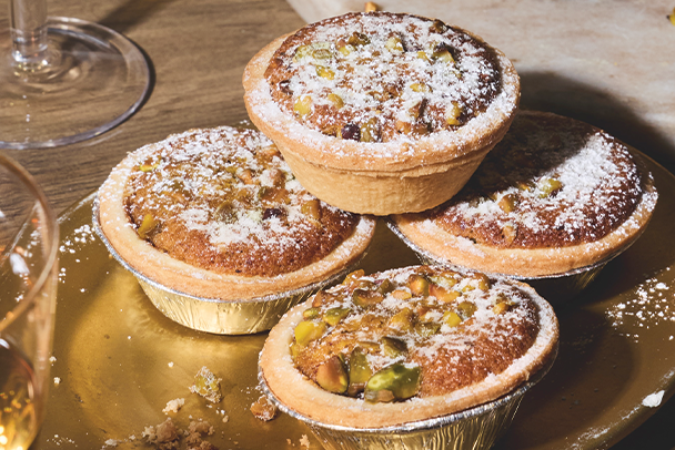 No.1 Pistachio & Sour Cherry Frangipane Mince Pies
