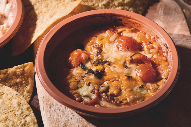 Cheesy Tomato Salsa Hot Melting Dip