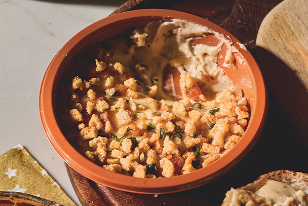 Creamy Carbonara Hot Melting Dip