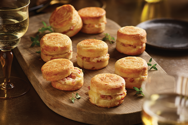 No.1 Ham & Cheese Croissant Stacks