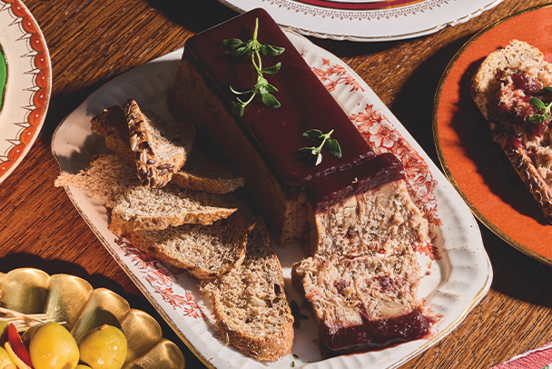 No.1 Turkey Rillette with Cranberry & Red Wine Jelly
