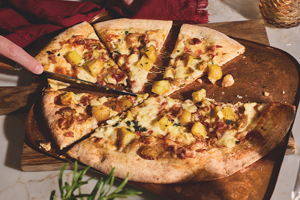 No.1 Woodfired Tartiflette Sourdough Pizza