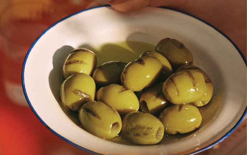 Greek Grilled Halkidiki Olives