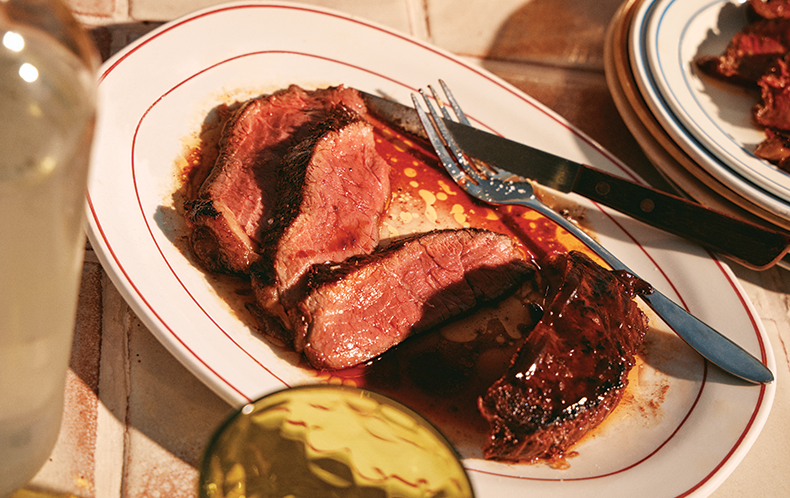 No.1 Thick Cut Rump Steak with Barbecue Glaze