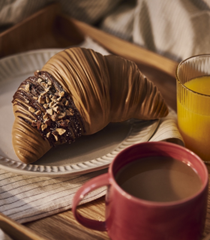 People eating lip shaped chocolate