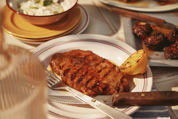 2 Thick Cut BBQ Pork Loin Steaks