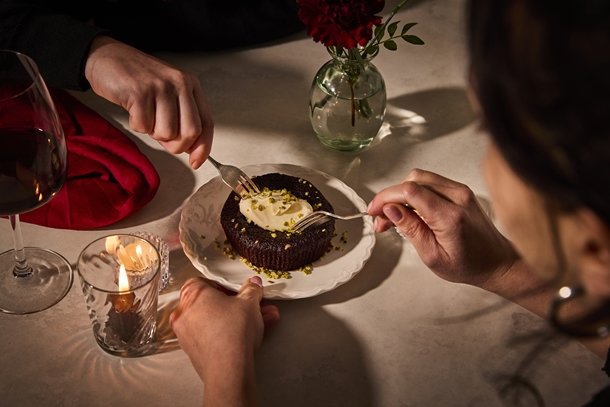 Valentine’s Baked cake by Cafe Murano