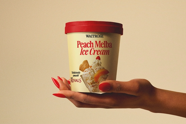 Peach Melba Ice Cream
